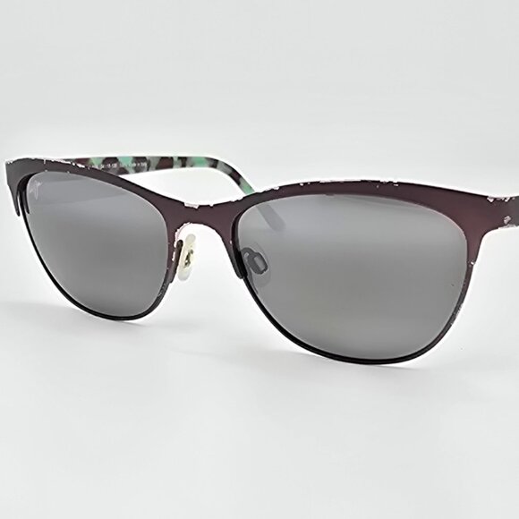 Maui Jim MJ729-01S Popoki Satin Chocolate Frame Polarized HCL Bronze Sunglasses - Picture 3 of 16